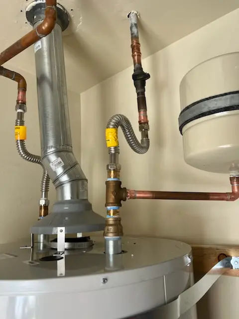 Water heater installation and plumbing repair in Gambier