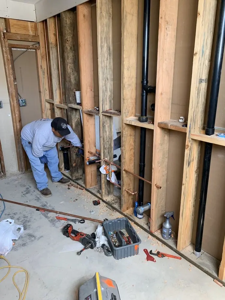 Commercial rough-in plumbing for Gas Line Repair in Gambier